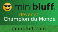 Anthony joue au Minibluff